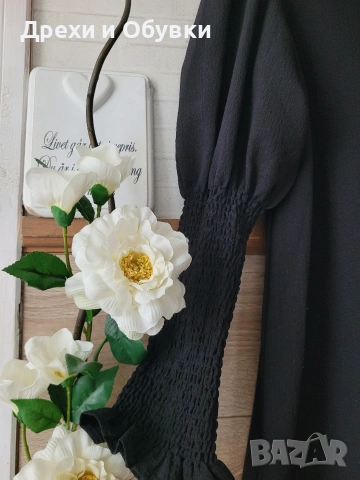 Черна елегантна официална рокля , снимка 3 - Рокли - 54095837