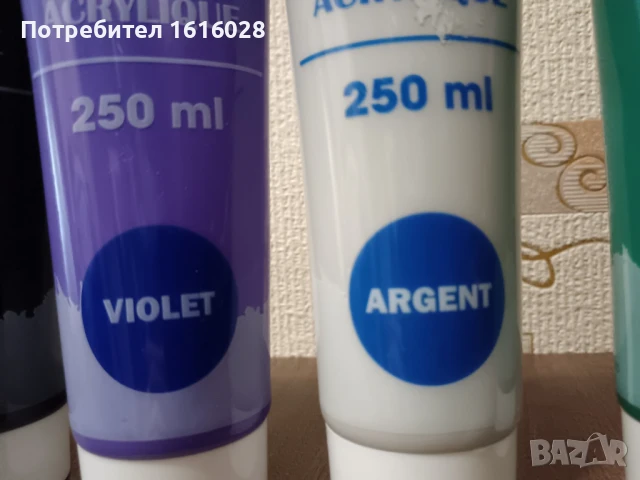 Акрилни бои за рисуване 250 ml., снимка 11 - Други - 51068570