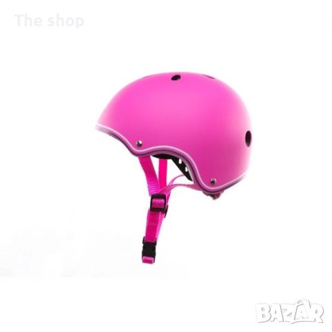 Цветна каска за колело и тротинетка, 51-54 см - Розова (004)