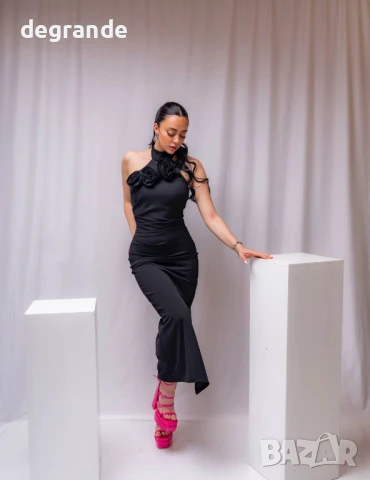 Уникална елегантна рокля в три цвята, снимка 8 - Рокли - 50899936