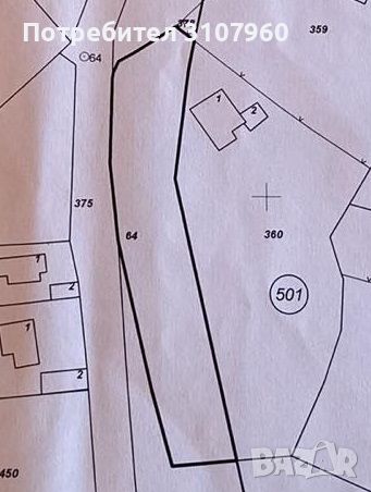 Продава дворно място 3 426 кв.м с къща в с. Черни Връх, снимка 7 - Парцели - 45983415