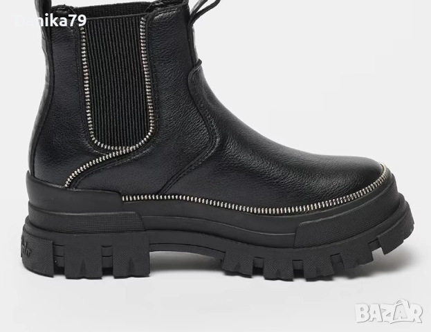 Buffalo - Боти от еко кожа с масивна подметка, снимка 3 - Дамски боти - 52395460