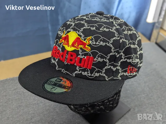 Red Bull New Era Snapback Cap размер 7 1/2 Шапка с козирка, снимка 1