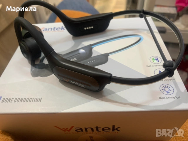 Слушалки с костна проводимост , Водоустойчиви слушалки , Вградена памет, снимка 5 - Bluetooth слушалки - 52736060