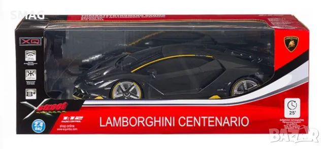 Автомобил с дистанционно управление Lamborghini Centenario черен с джойстик S_1200062, снимка 5 - Коли, камиони, мотори, писти - 47923041