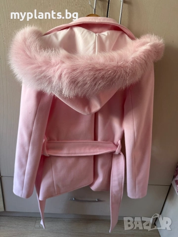 Страхотно розово палто Mon Cher, снимка 2 - Палта, манта - 53657837