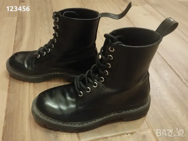 Боти кожени Кубинки Н&М 36. номер, снимка 3 - Дамски боти - 50056834