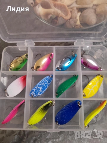 Комплект блесни и воблери за спининг риболов, снимка 2 - Такъми - 53451522