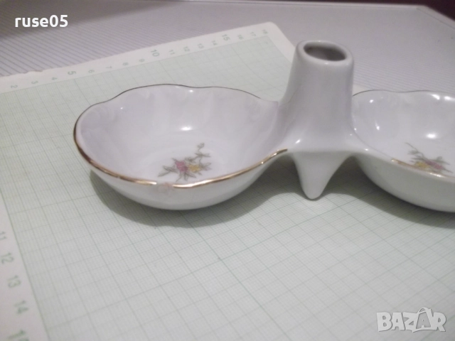 Солница порцеланова българска от соца, снимка 7 - Колекции - 52513525