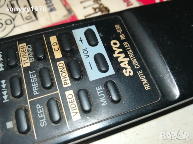 SANYO RB-D30 AUDIO REMOTE-ВНОС SWISS 0306251044, снимка 8 - Други - 50530777