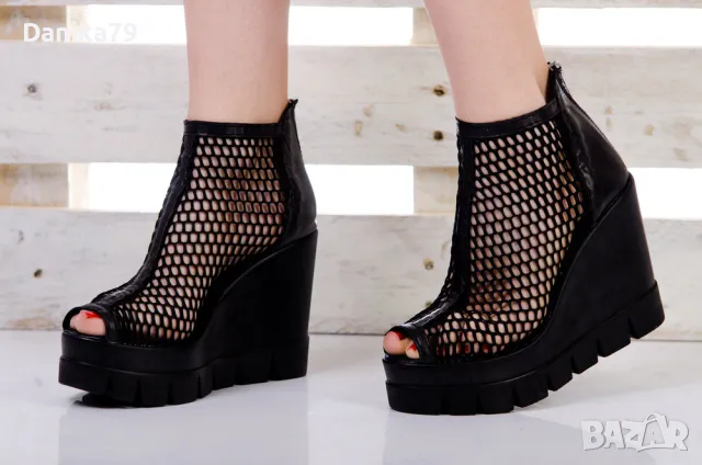 Дамски летни боти от естествена кожа, снимка 2 - Сандали - 49822555