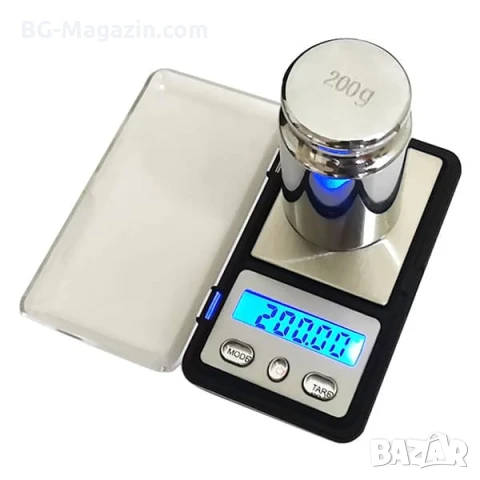Точна малка джобна електронна везна кантар мини 0.01 до 200г за храна бижута злато камъни бижутерска, снимка 7 - Везни - 50929610