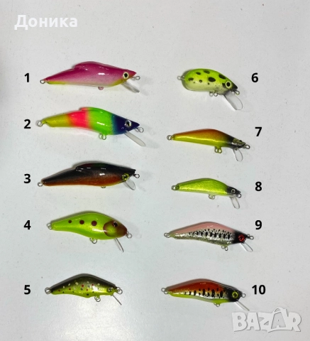 Воблери - ръчна изработка