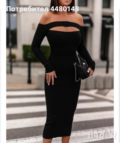 черна рокля , снимка 2 - Рокли - 51607925