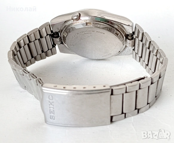 Seiko 5 Сейко 5 - самонавиващ се часовник, запазен, профилактиран, снимка 8 - Мъжки - 53039496