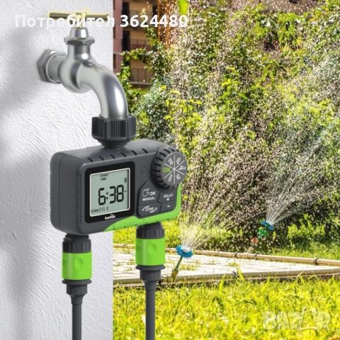 Таймер с Лесен за Четене LCD Дисплей 4490, снимка 3 - Напояване - 52773948