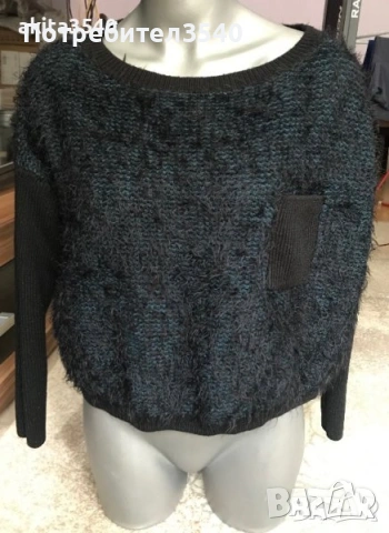 Дамска широка блуза с дълъг ръкав