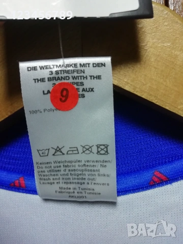 France Zidane Adidas нова оригинална тениска фланелка Зидан Франция vintage , снимка 10 - Тениски - 52516871