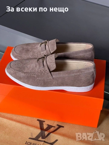 Louis Vuitton Мъжки Ежедневни Обувки Естествена кожа Луис Витон - Налични Различни Цветове Код E1279, снимка 7 - Ежедневни обувки - 53756280