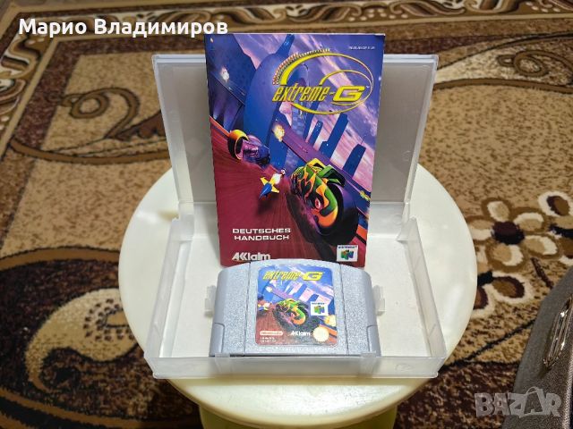 Nintendo 64, Extreme G, кутия и книжка , снимка 3 - Игри за Nintendo - 45338248