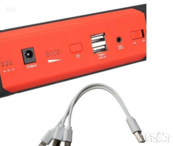 Стартерно устройство Jump Starter за директно стартиране на автомобил, снимка 6 - Аксесоари и консумативи - 52537790