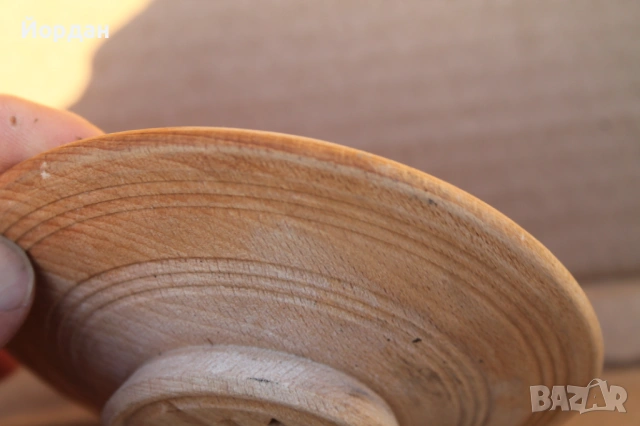 Стар дървен печат за хляб просфор, снимка 6 - Други ценни предмети - 53564799