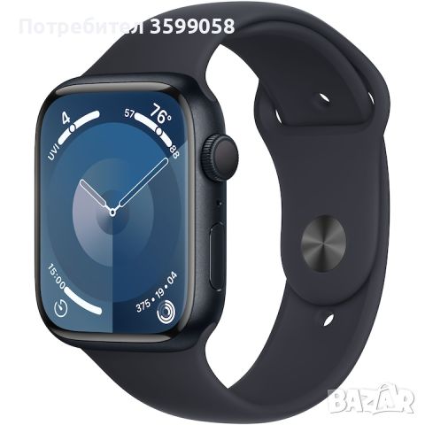 APPLE Watch S9 45mm Mid AL Case Mid SP Band S/M, снимка 1