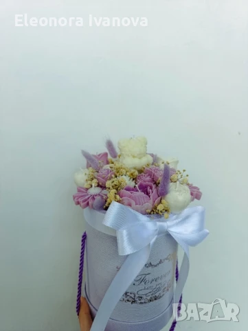 Букет от ароматни соеви свещи, снимка 2 - Декорация за дома - 50565361