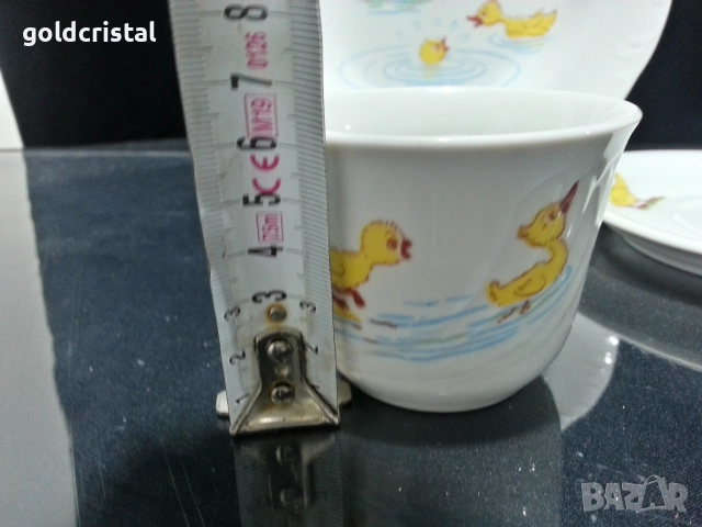 български порцелан детски комплект , снимка 3 - Антикварни и старинни предмети - 52586357