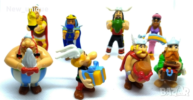 Пълна колекция играчки от юбилейната серия "Астерикс" (2009 г.) на Киндер сюрприз, снимка 4 - Колекции - 52586517