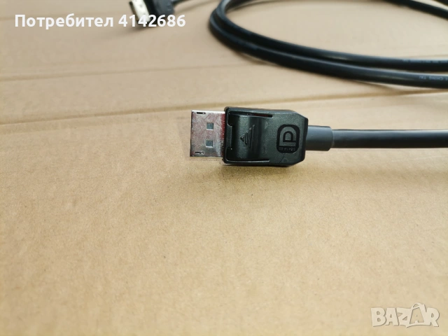 Кабел displayport към displayport 2 метра , снимка 3 - Кабели и адаптери - 53222736
