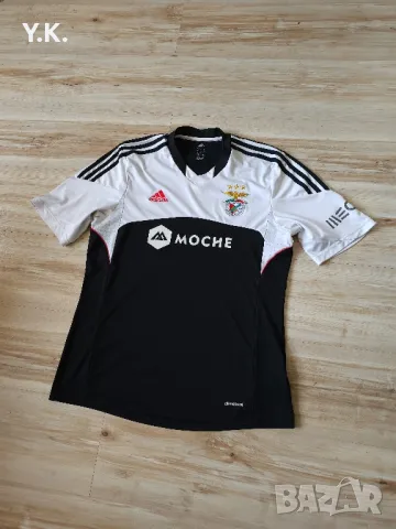 Оригинална мъжка тениска Adidas Climacool x S.L. Benfica / Season 13-14 (Away), снимка 2 - Тениски - 50431296
