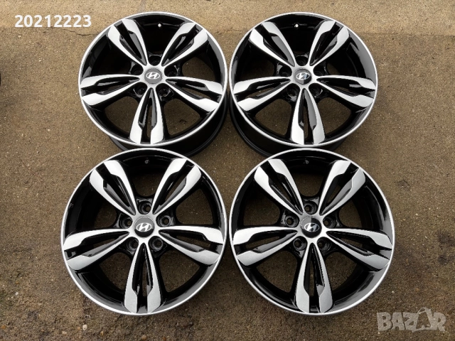 4 броя алуминиеви джанти за Hyundai ix35, Коna,Tucson,Elantra,IONIQ 17, снимка 3 - Гуми и джанти - 52825284