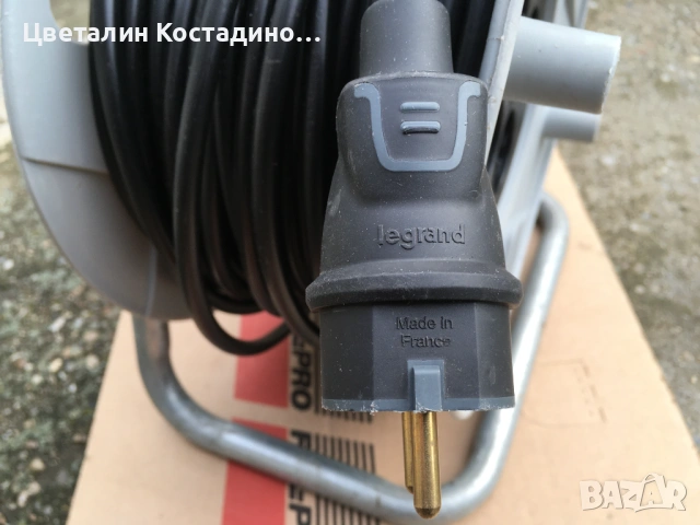 немска макара с удължител 44.5 м, снимка 8 - Разклонители и удължители - 53294859