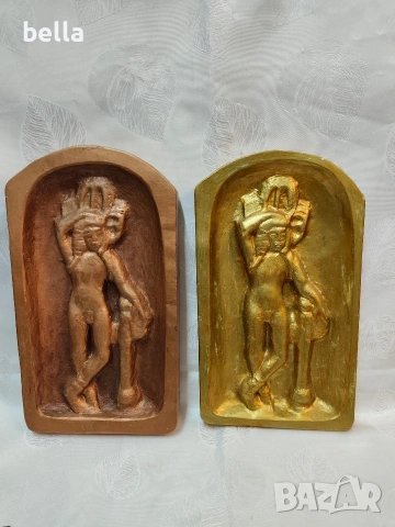 2 пана Бог Дионисий -патинирана гипса на художника Красимир Кръстев