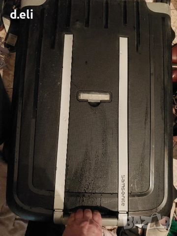 Samsonite. Original Пластмасов куфар с две колелца, снимка 6 - Куфари - 46200267