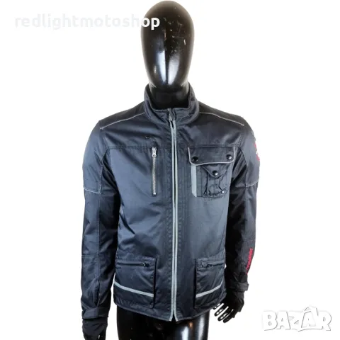 4834 – Vanucci Мъжко Текстилно Мото Яке – КАТО НОВО – Размер 52 – 150 лв