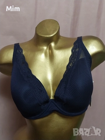 Passionata 95 G Тъмно син сутиен , снимка 2 - Бельо - 53776165