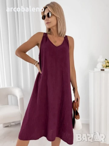 Дамска рокля BORJA, 6цвята , снимка 7 - Рокли - 51121669