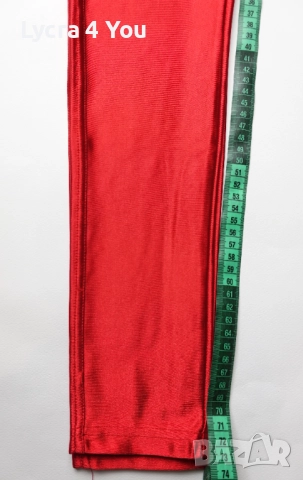 Atmosphere XS (UK 8) ярко червен клин от сатен , снимка 13 - Клинове - 52951391