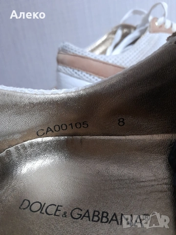 DOLCE & GABBANA мъжки обувки 43 номер, снимка 10 - Маратонки - 53399147