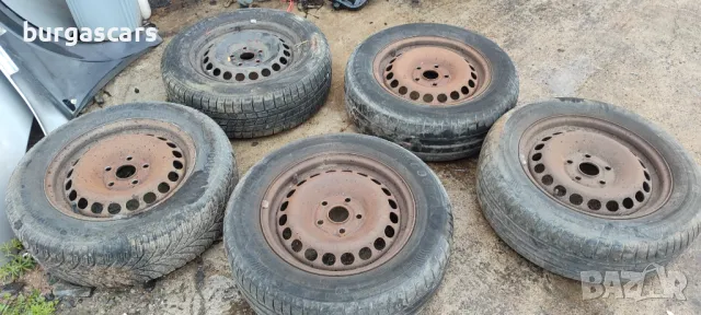 Железни джанти с гуми 15 Vw Passat 5 - 30лв, снимка 2 - Части - 49738004