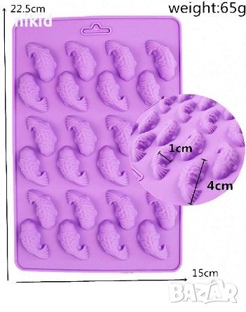 Много рибки риби риба малки силиконов молд форма фондан шоколад бонбони гипс декор, снимка 4 - Форми - 45180495