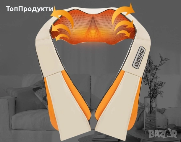 Шиацу масажор за врат и гръб, снимка 2 - Масажори - 53151360