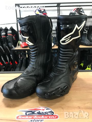 Мото Ботуши ALPINESTARS SMX-5 BLACK, номер 42, като нови, оригинални, снимка 1 - Аксесоари и консумативи - 46401513