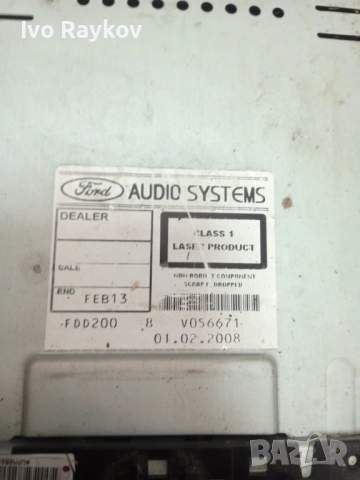 Радио CD Ford Focus 2.0 TDCI , 8M5T-18C815-AC , KW2000 , 6000CD, снимка 4 - Части - 53734059