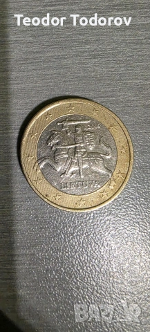 Продавам Колекционерска Евро Монета от Литва