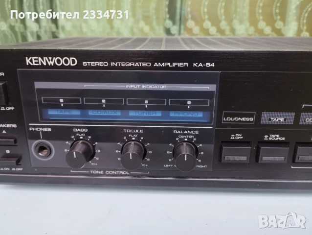 Kenwood KA-54, снимка 2 - Ресийвъри, усилватели, смесителни пултове - 50784460