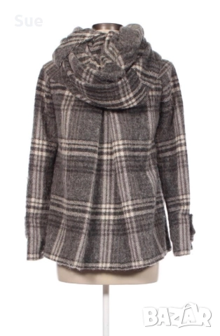 Карирано Палто Zara XS, снимка 4 - Палта, манта - 51928997