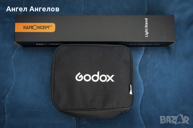 Комплект софтбокс Godox SGGV8080 + статив K&F Concept, снимка 7 - Чанти, стативи, аксесоари - 53442314